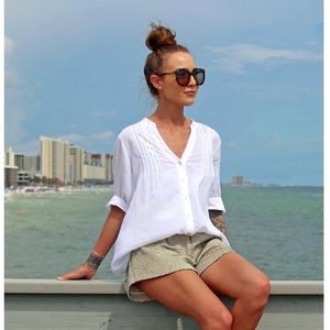 SUNO Polka Dot Spotted Shorts